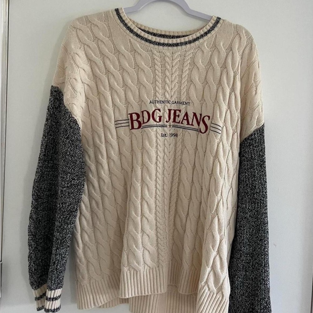 BDG Jeans Cable Knit Sweater
